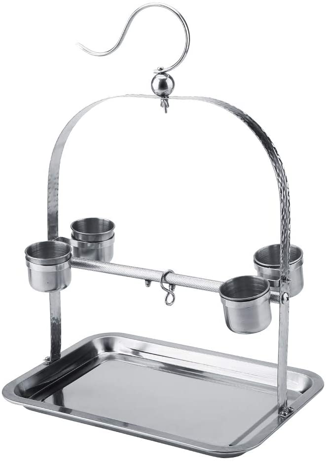 Plac zabaw dla papug, żerdź zawieszana